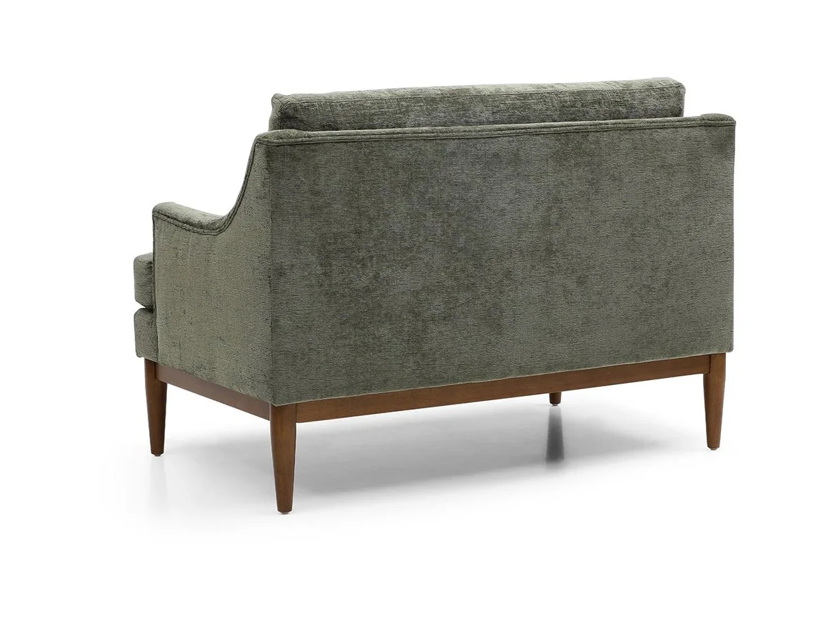 Kyoto Kyoto Briar Olive Chenille Fabric 2 Seater Sofa