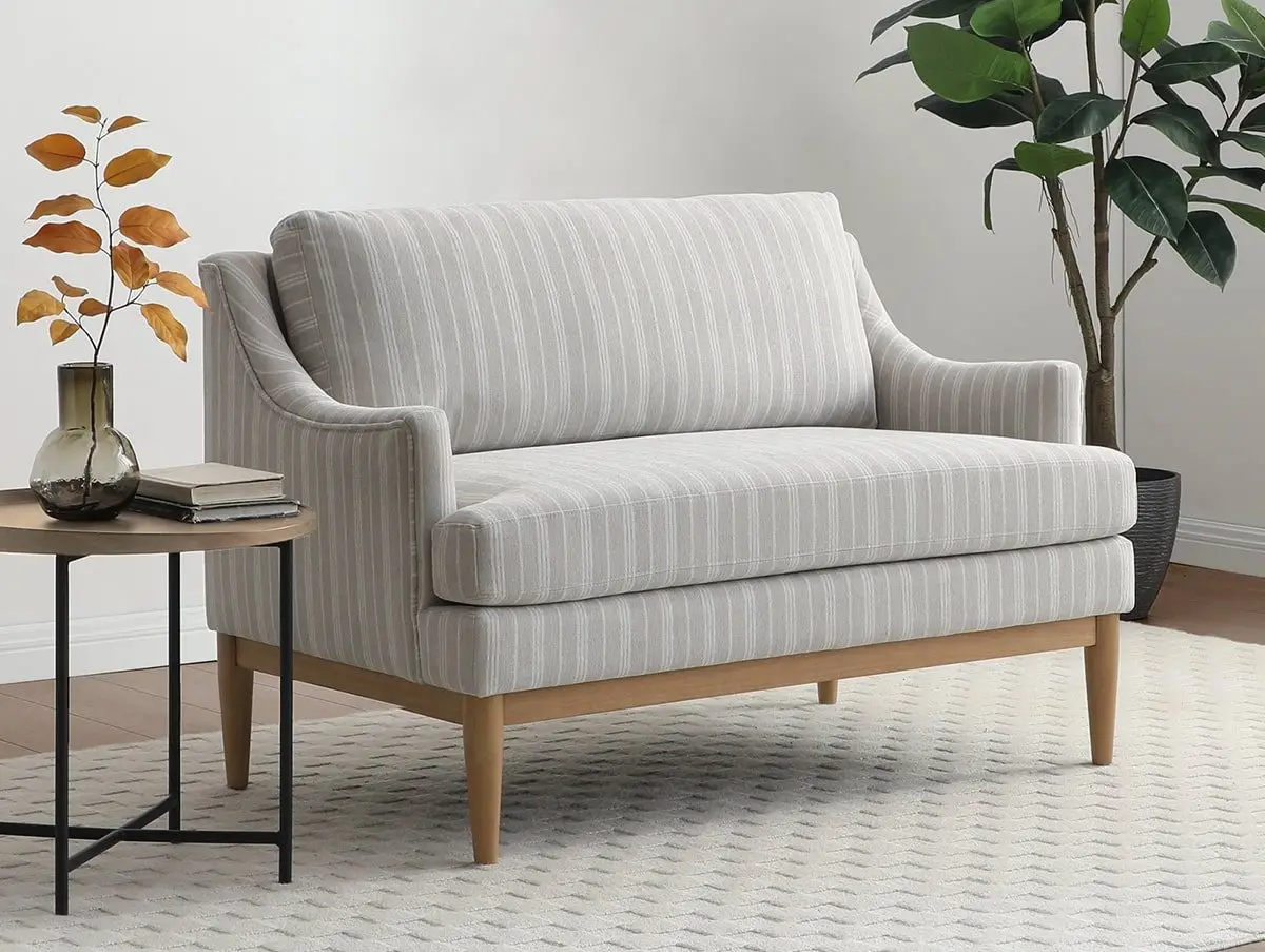 Kyoto Kyoto Briar Natural Chenille Fabric 2 Seater Sofa