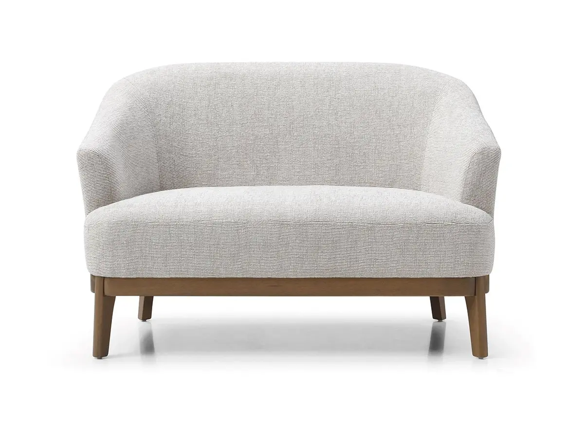 Kyoto Kyoto Ella Natural Chenille Fabric 2 Seater Sofa