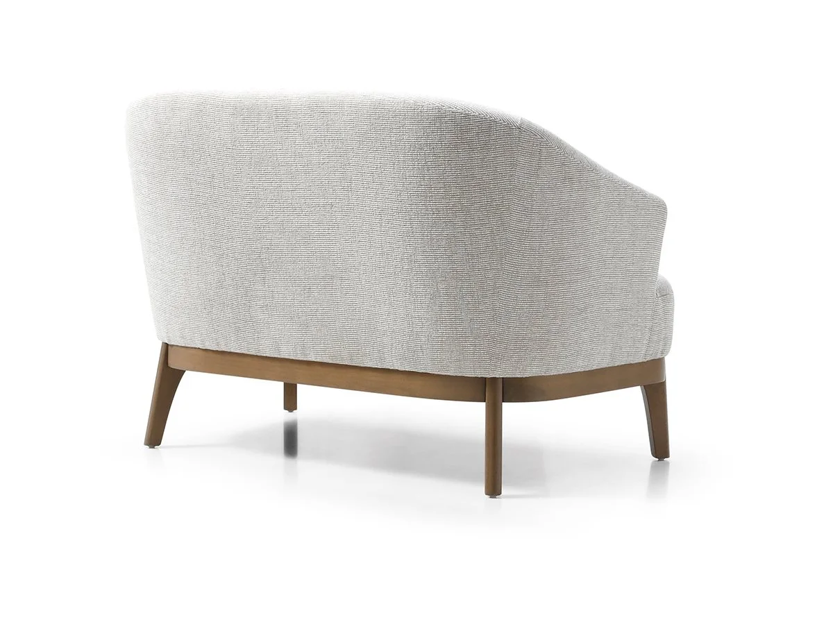 Kyoto Kyoto Ella Natural Chenille Fabric 2 Seater Sofa
