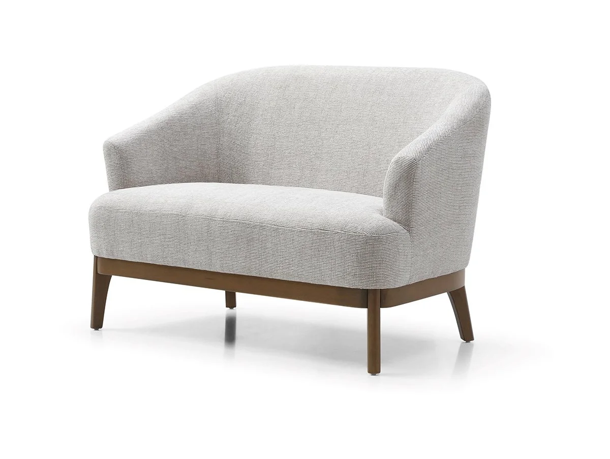 Kyoto Kyoto Ella Natural Chenille Fabric 2 Seater Sofa
