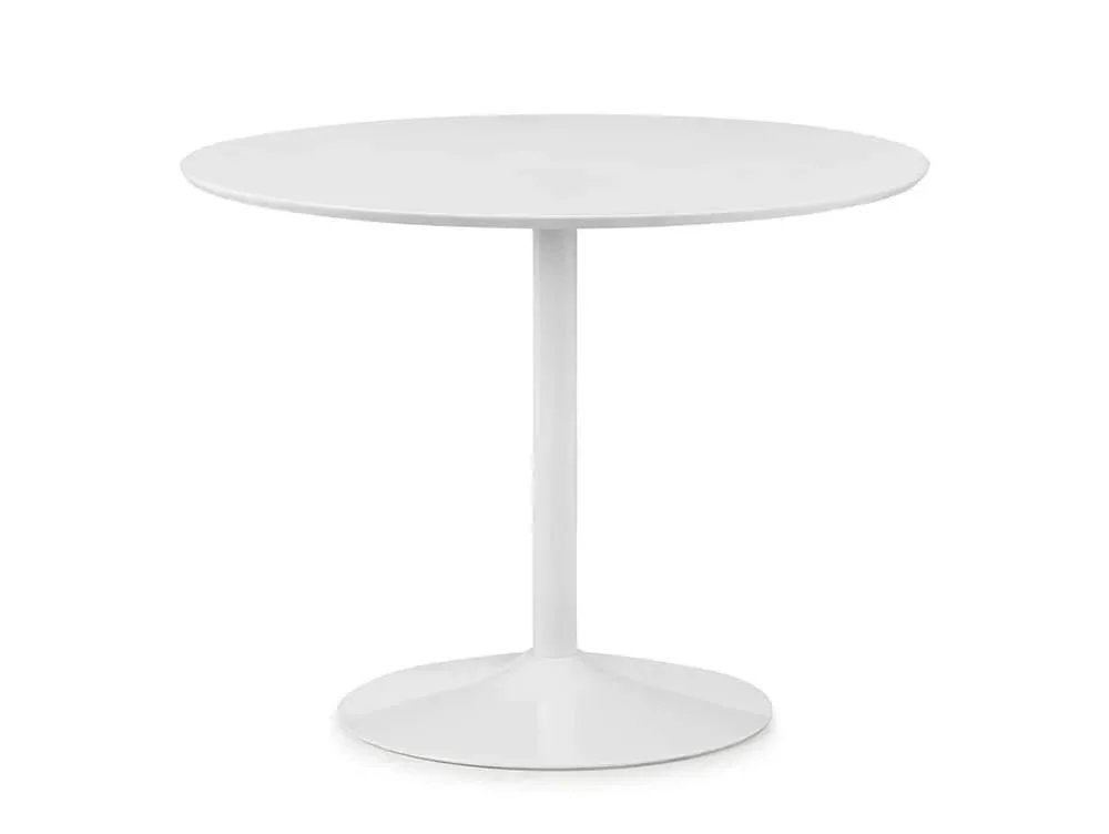 Julian Bowen Clearance - Julian Bowen Blanco 100cm White Dining Table