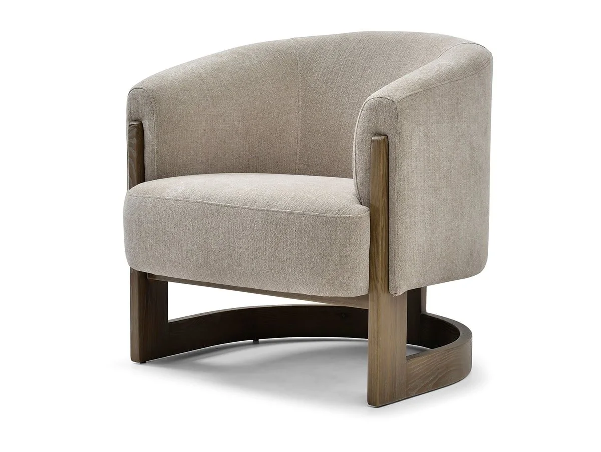 Kyoto Kyoto Lennox Symbol Taupe Chenille Accent Chair