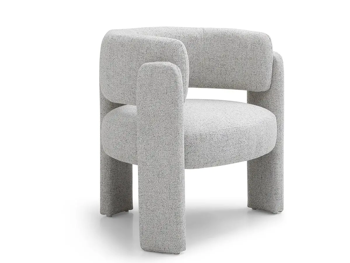 Kyoto Kyoto Adelaide Natural Weave Fabric Accent Chair