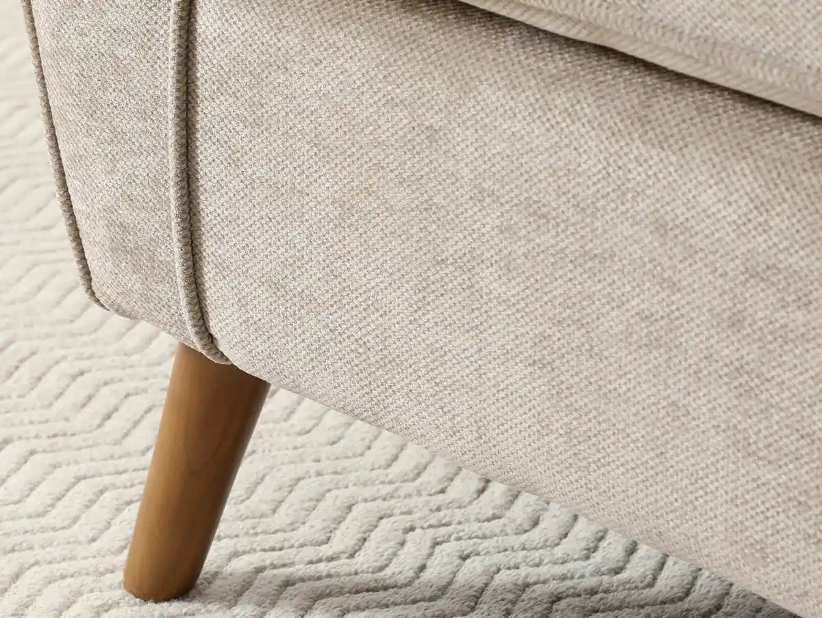 Kyoto Kyoto Luca Venus Taupe Chenille Fabric Armchair