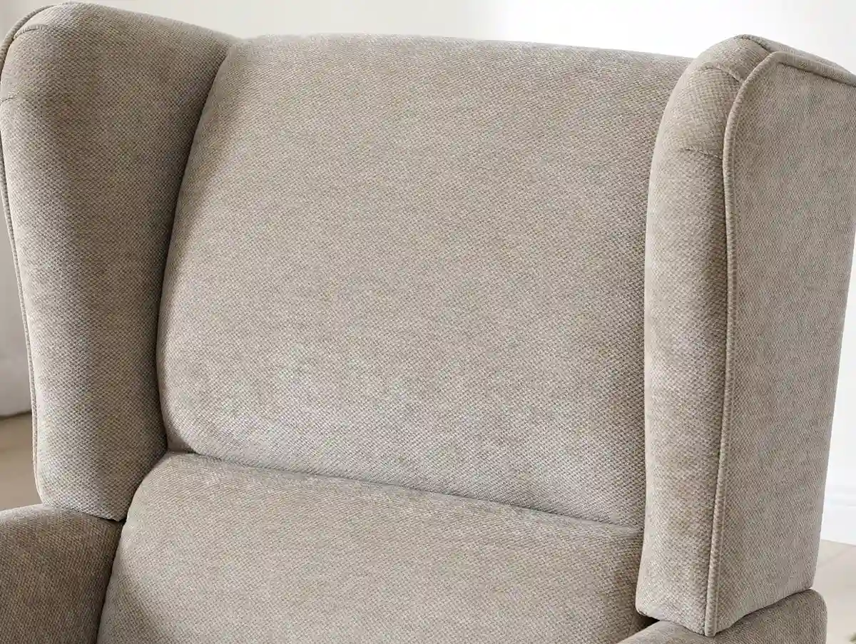 Kyoto Kyoto Luca Venus Taupe Chenille Fabric Armchair