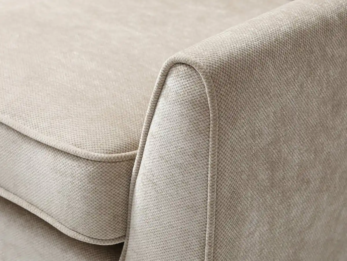 Kyoto Kyoto Luca Venus Taupe Chenille Fabric Armchair
