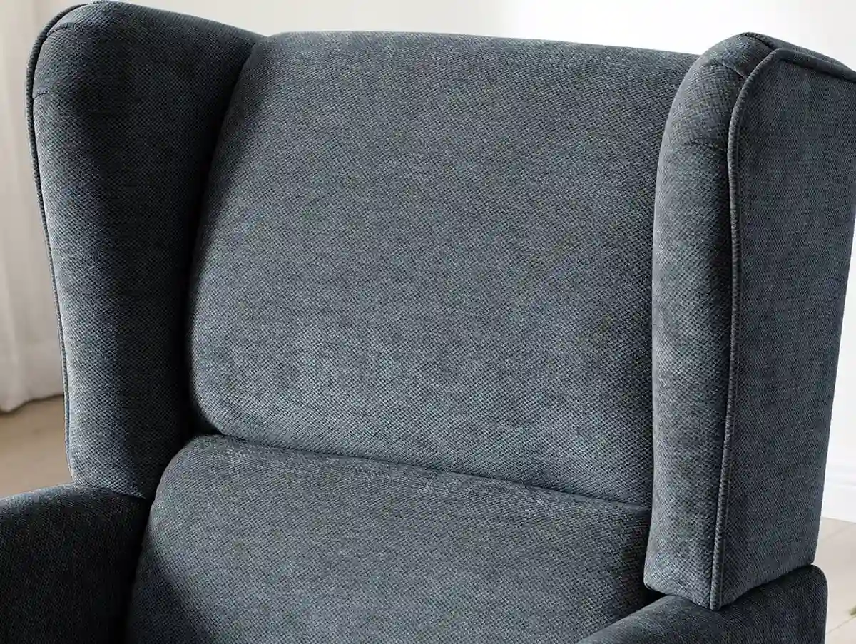 Kyoto Kyoto Luca Venus Denim Chenille Fabric Armchair