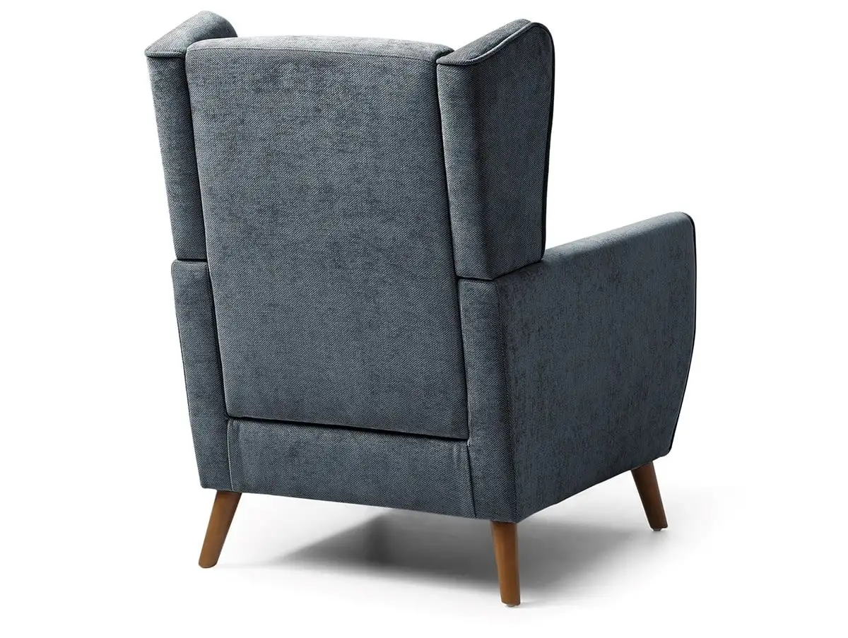 Kyoto Kyoto Luca Venus Denim Chenille Fabric Armchair