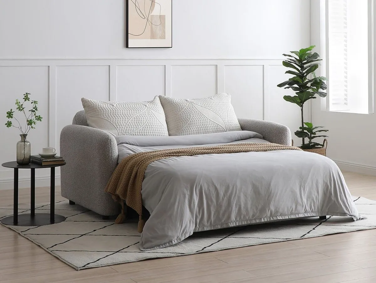 Kyoto Kyoto Cloud Natural Soft Boucle Sofa Bed