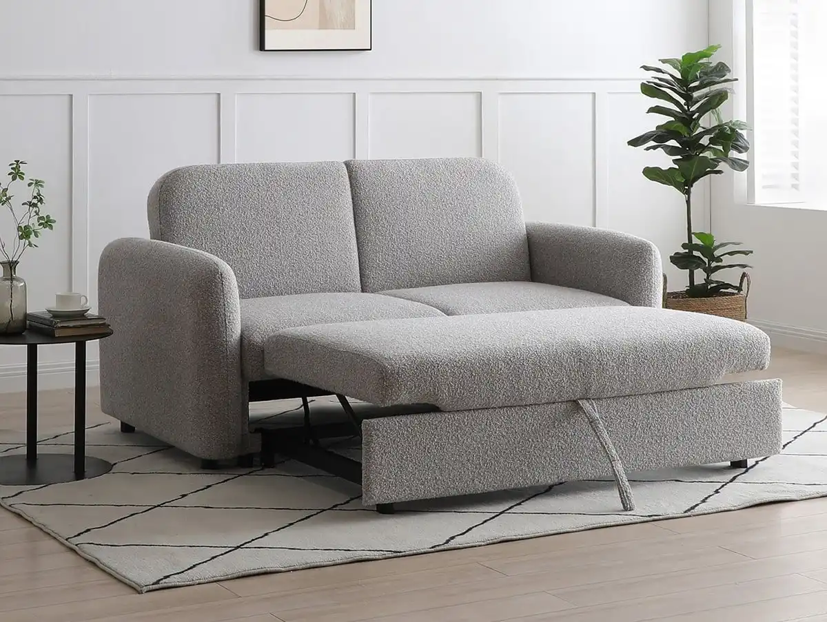 Kyoto Kyoto Cloud Natural Soft Boucle Sofa Bed