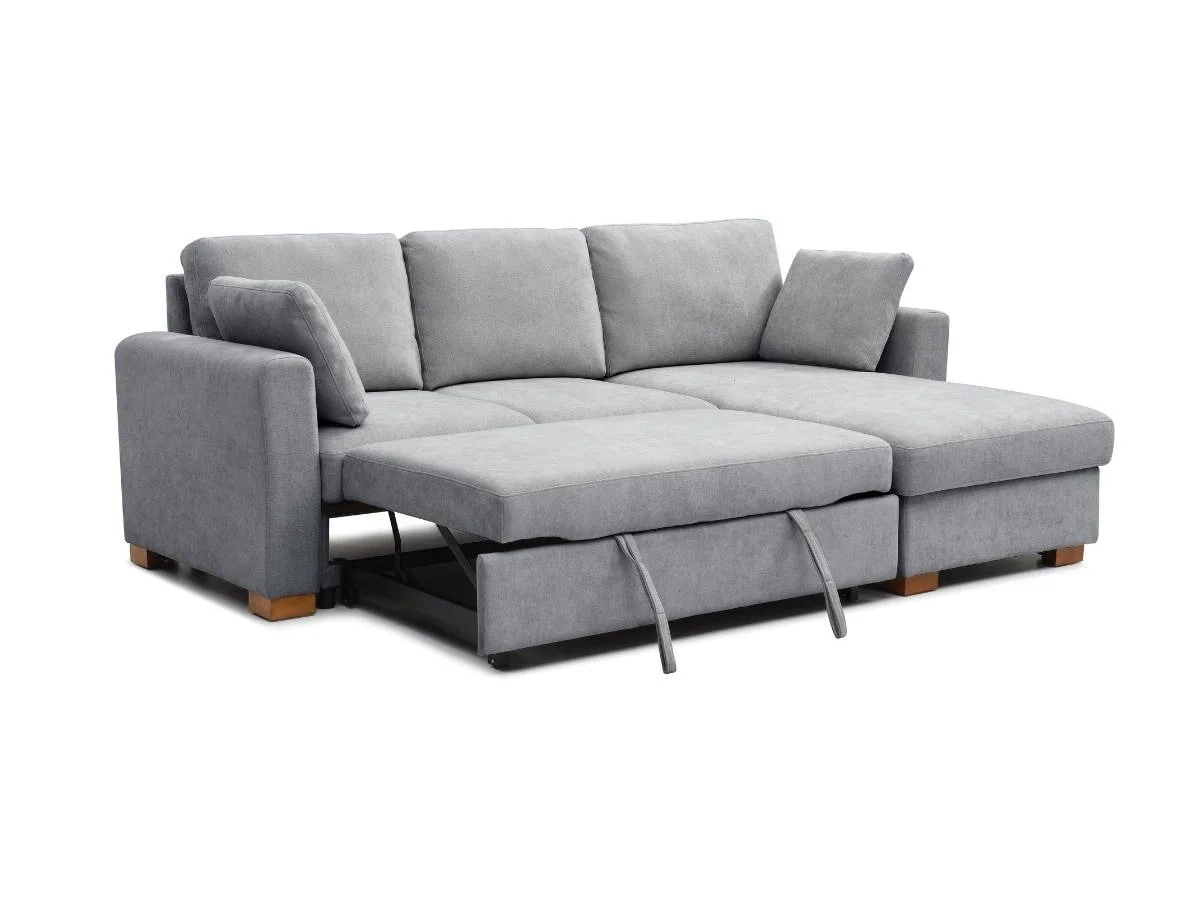 Kyoto Kyoto Sorrento Chenille Fabric Corner Sofa Bed