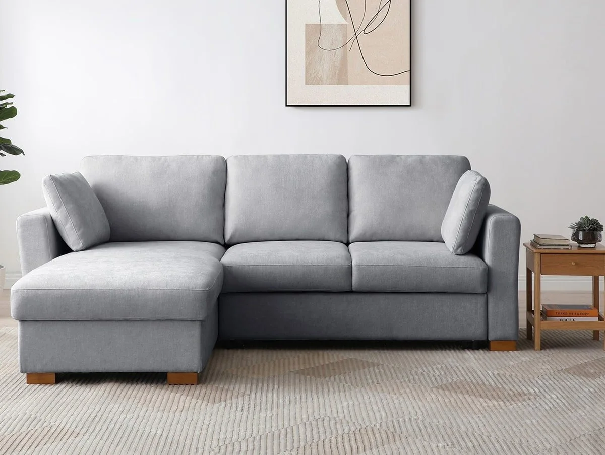 Kyoto Kyoto Sorrento Chenille Fabric Corner Sofa Bed