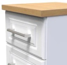 Welcome Clearance - Welcome Kent 4 Drawer Bed Box (Assembled) in White Ash & Oak