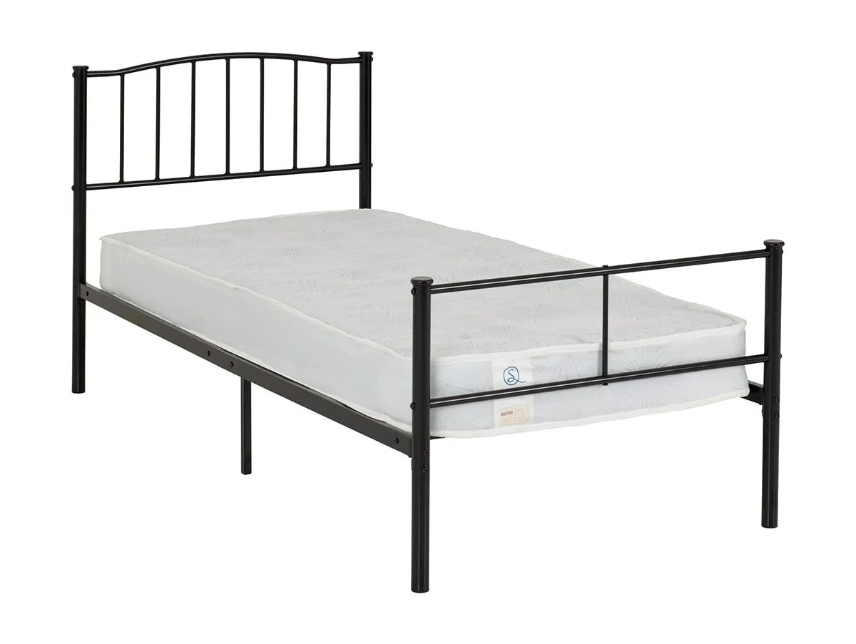 Seconique Seconique Newton Black Metal Bed Frame