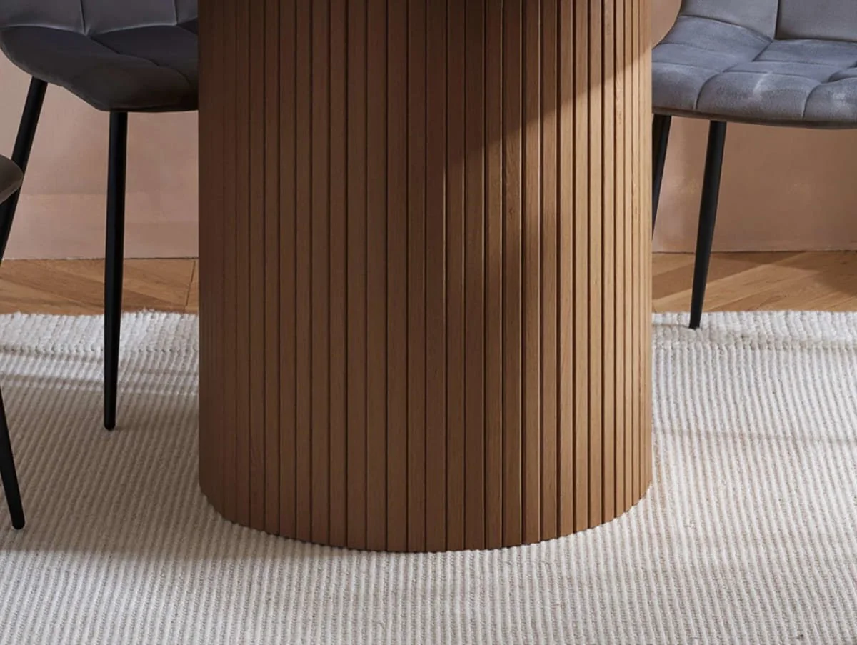 Birlea Birlea Axel Walnut Round 120cm Dining Table