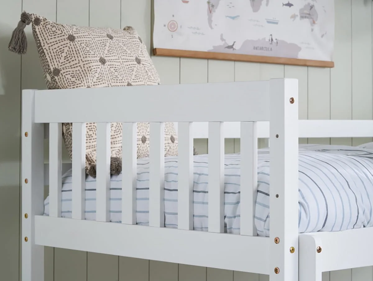 Birlea Birlea Benji White Wooden Bunk Bed Frame