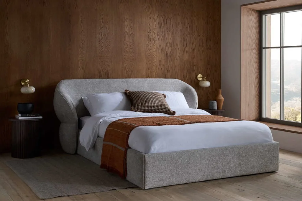 Birlea Birlea Milan Grey Boucle Bed Frame