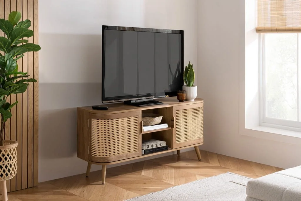 Birlea Birlea Noah Oak and Rattan Small TV Unit