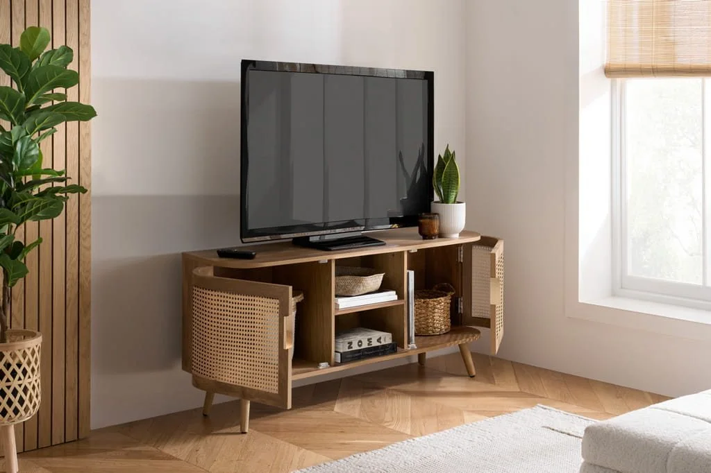 Birlea Birlea Noah Oak and Rattan Small TV Unit