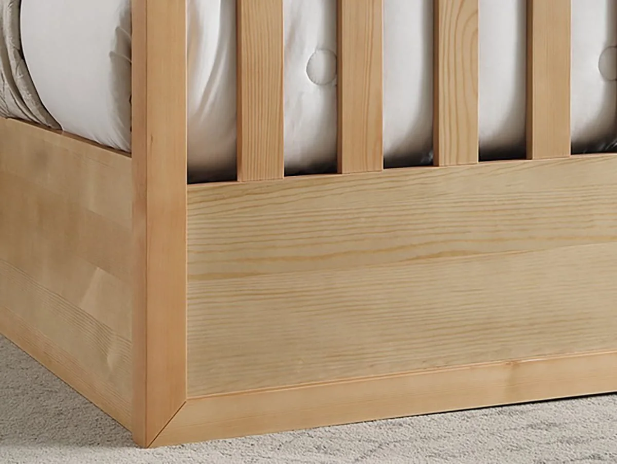 Flintshire Flintshire Alyn Oak Wooden Ottoman Bed Frame