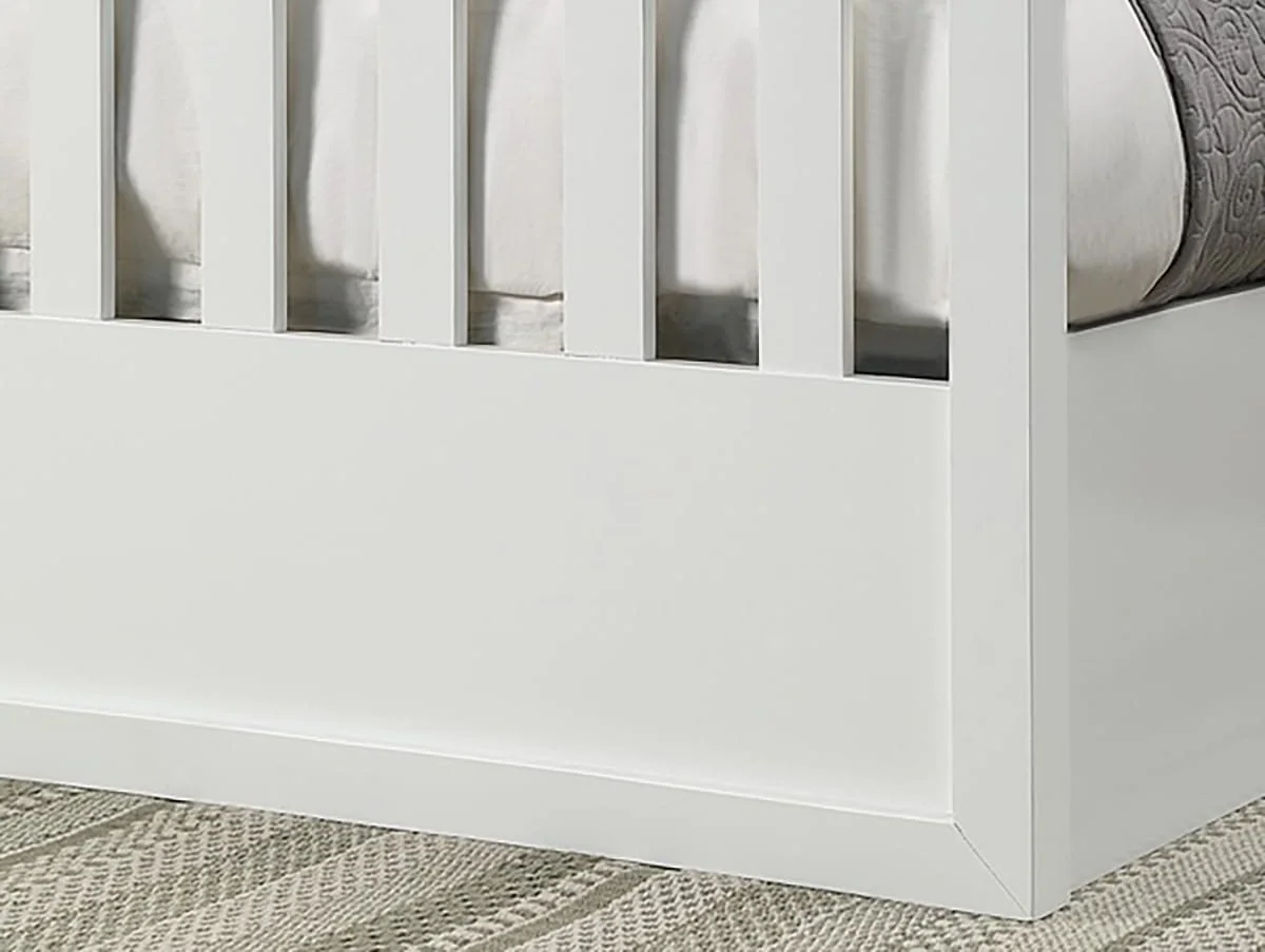 Flintshire Flintshire Alyn White Wooden Ottoman Bed Frame