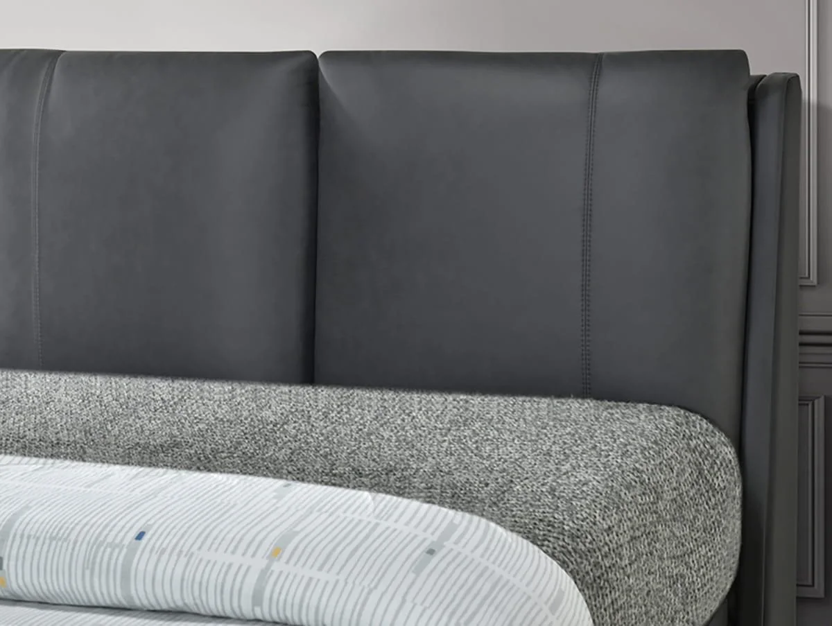 Flintshire Flintshire Ashleigh Grey Fabric Ottoman Bed Frame