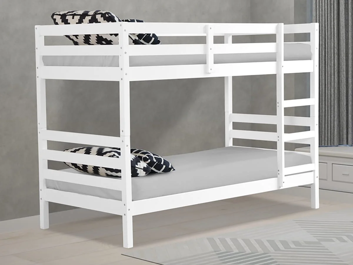 Flintshire Flintshire Bailey White Bunk Bed Frame