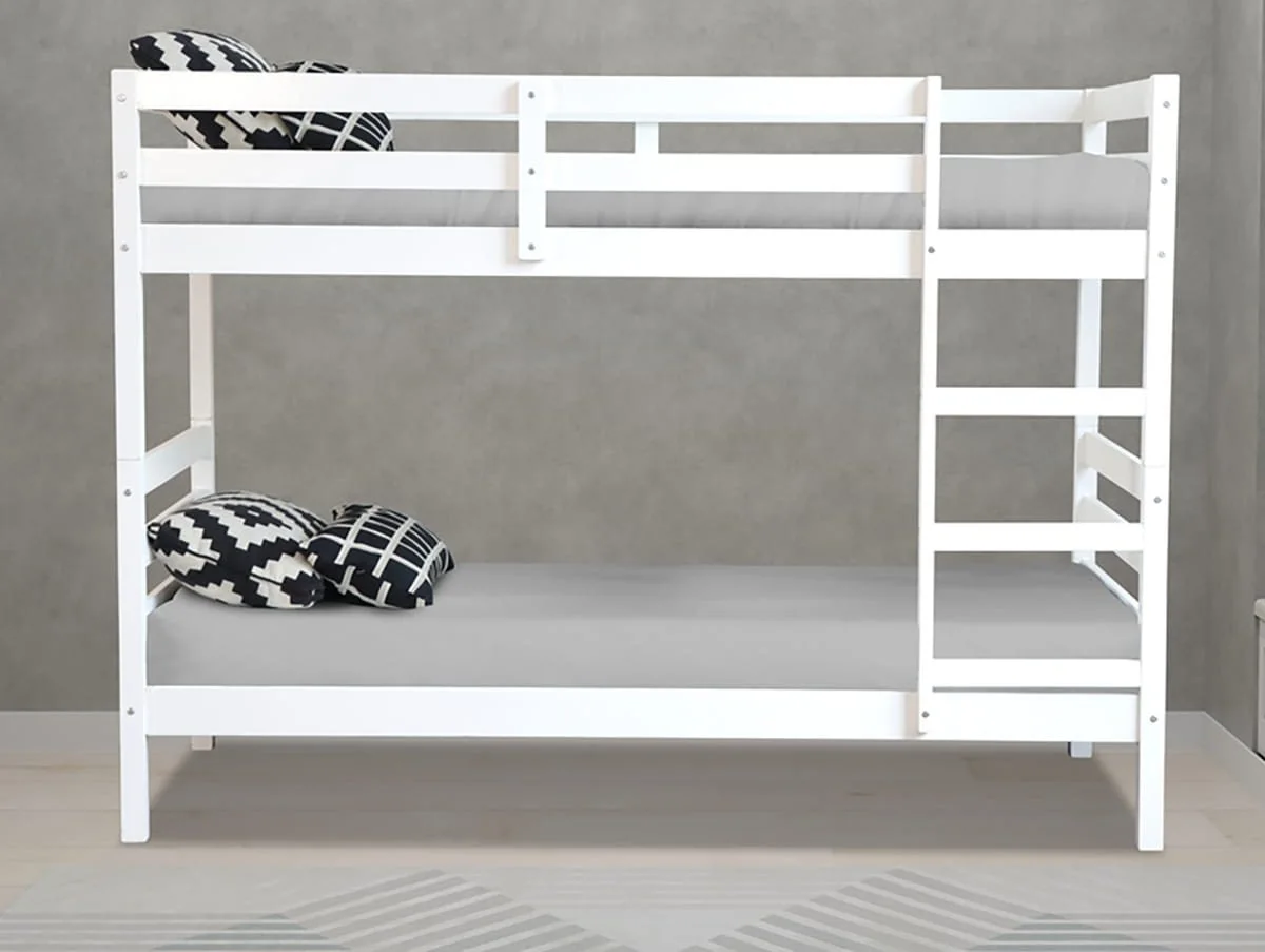 Flintshire Flintshire Bailey White Bunk Bed Frame