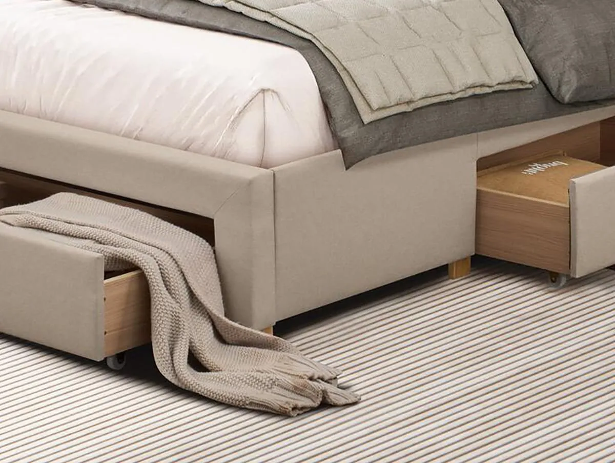 Flintshire Flintshire Drury Linen Fabric Bed Frame