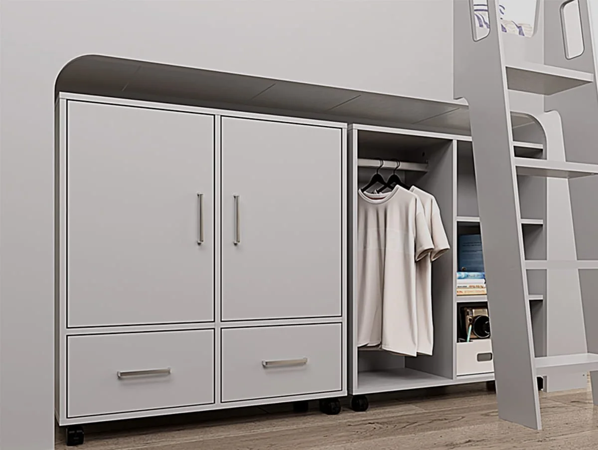 Flintshire Flintshire Eden Grey Wooden Mid Sleeper Bed