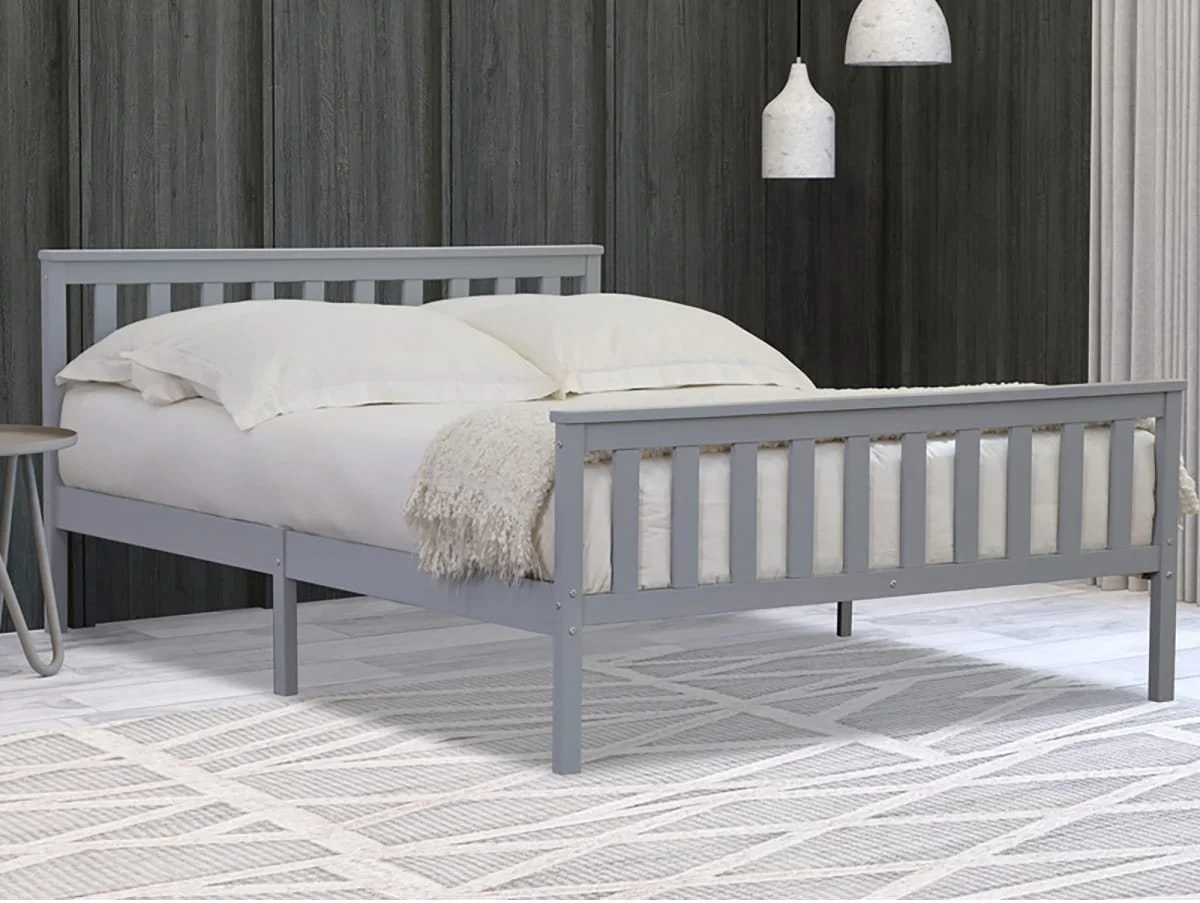 Flintshire Flintshire Marnel Grey Wooden Bed Frame