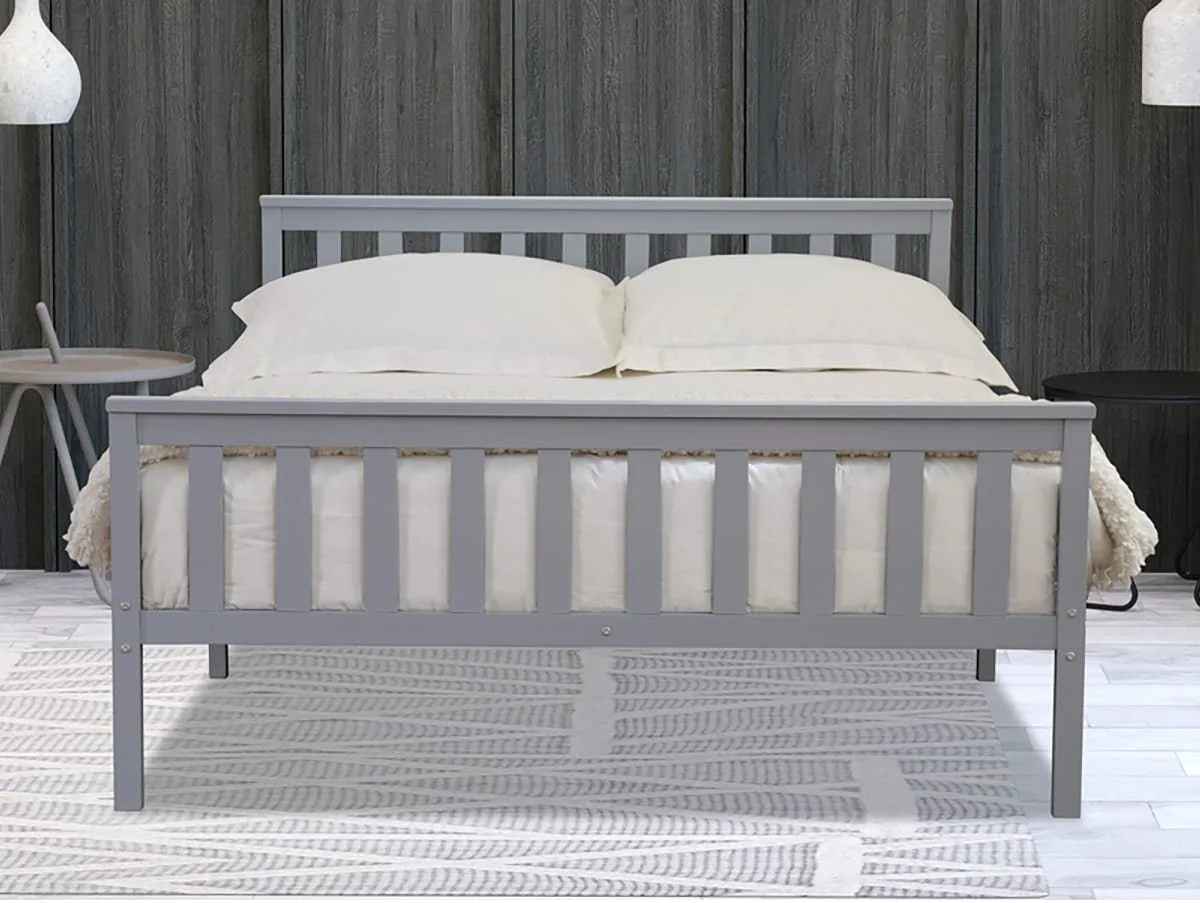 Flintshire Flintshire Marnel Grey Wooden Bed Frame