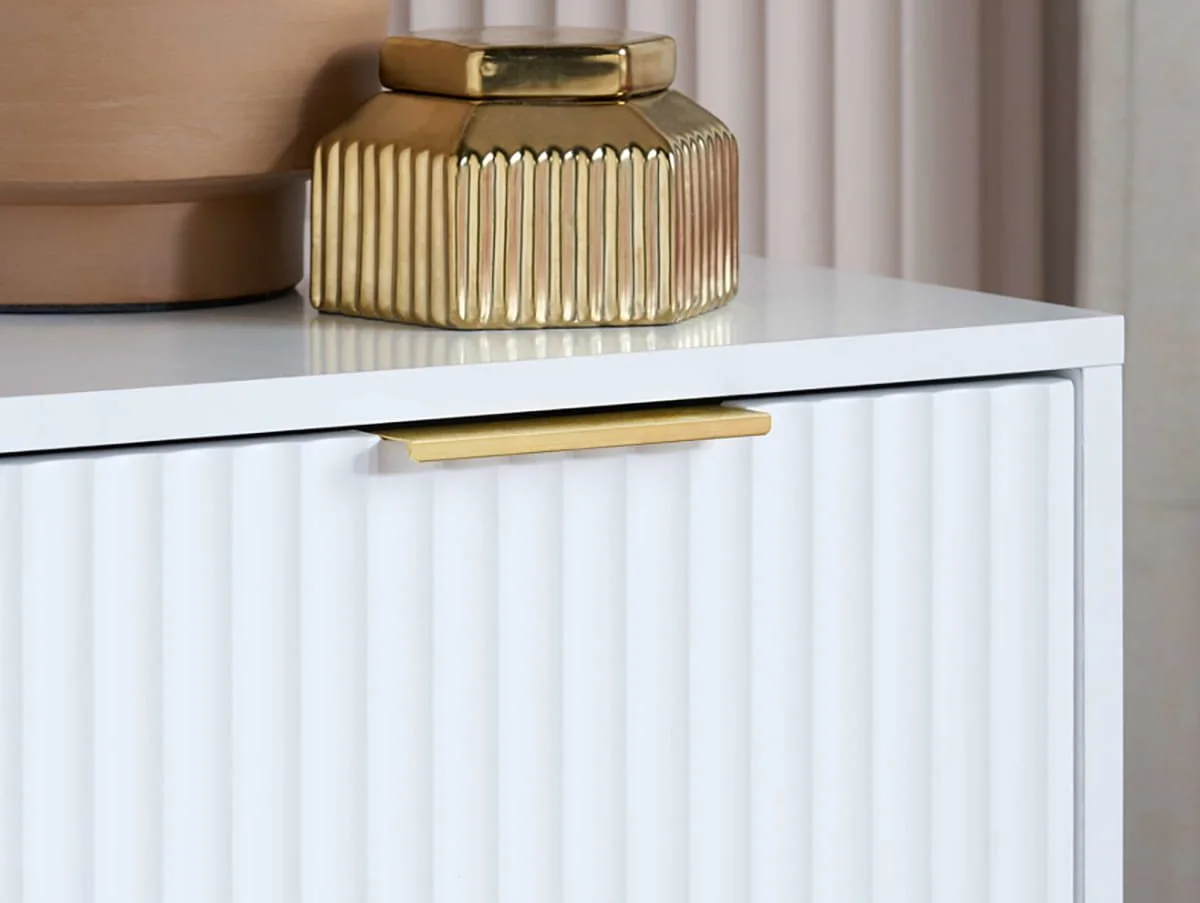 Birlea Birlea Zara White 3 Drawer Chest of Drawers