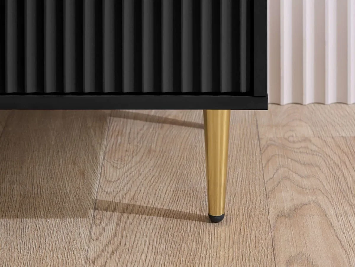 Birlea Birlea Zara Black 6 Drawer Chest of Drawers