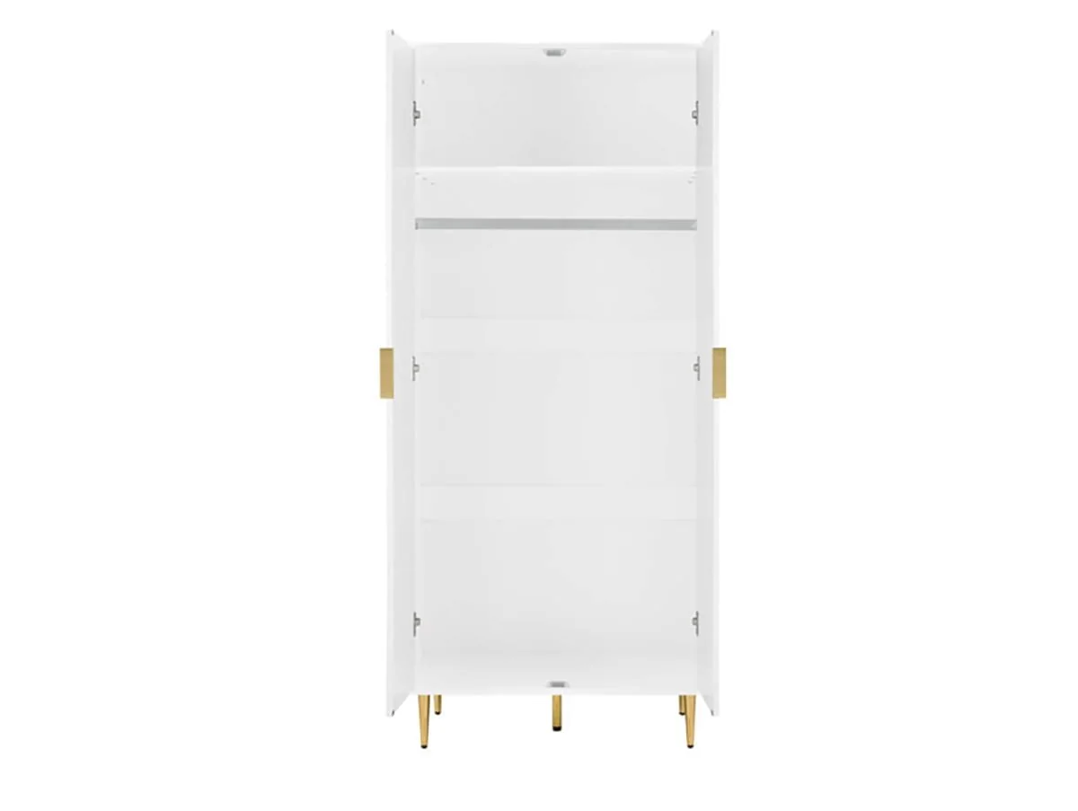 Birlea Birlea Zara White 2 Door Double Wardrobe