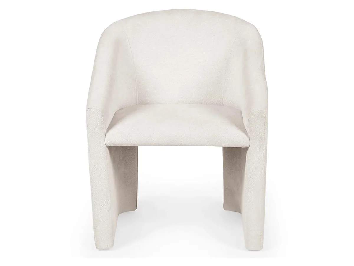 Julian Bowen Julian Bowen Anthea Cream Fabric Tub Chair