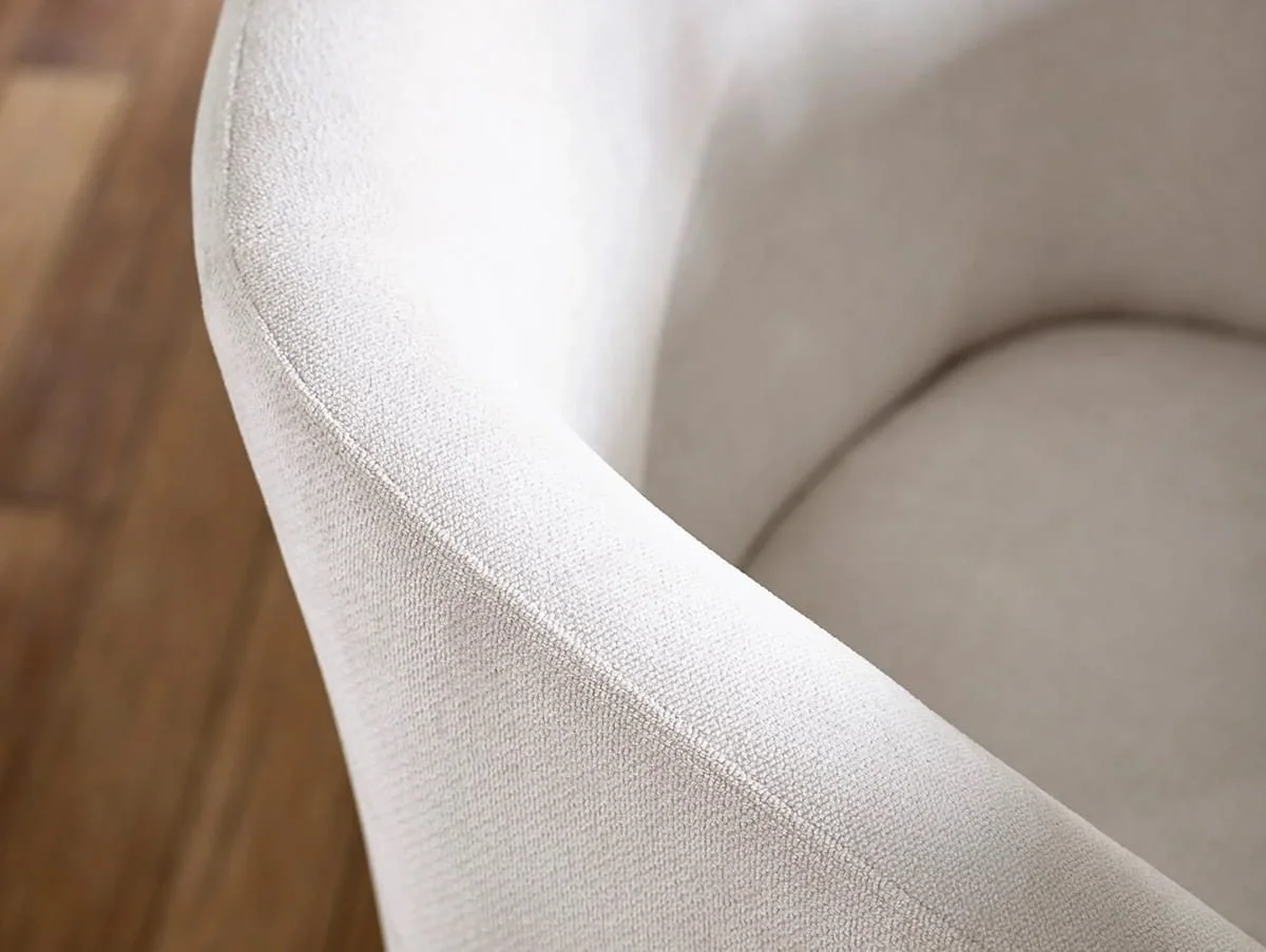 Julian Bowen Julian Bowen Anthea Cream Fabric Tub Chair