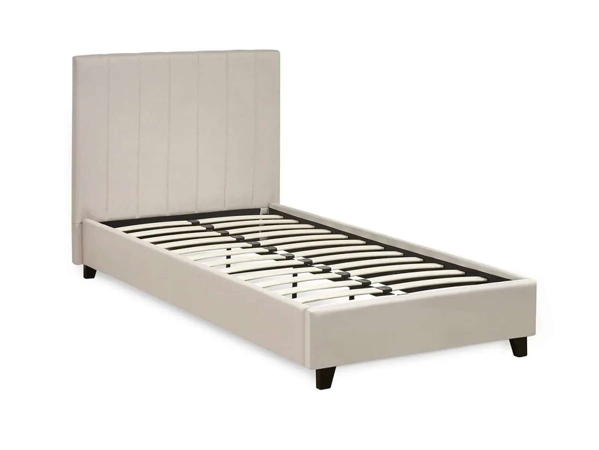 Julian Bowen Julian Bowen Aylen Cream Fabric Bed Frame