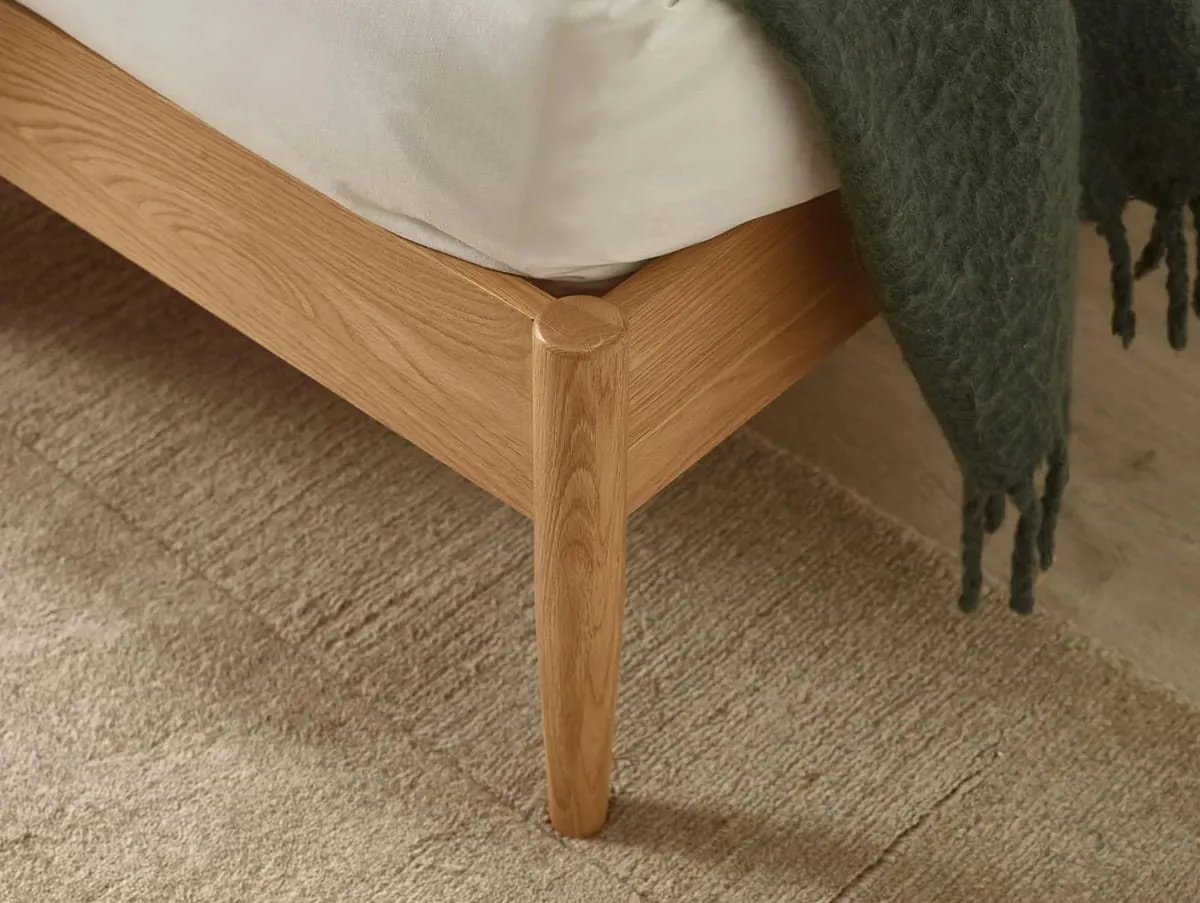 Julian Bowen Julian Bowen Belton Light Oak Wooden Bed Frame