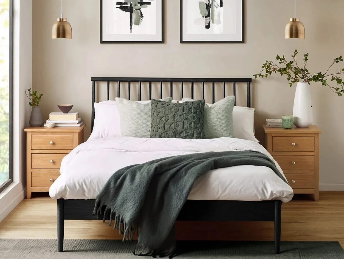 Julian Bowen Julian Bowen Belton Black Wooden Bed Frame