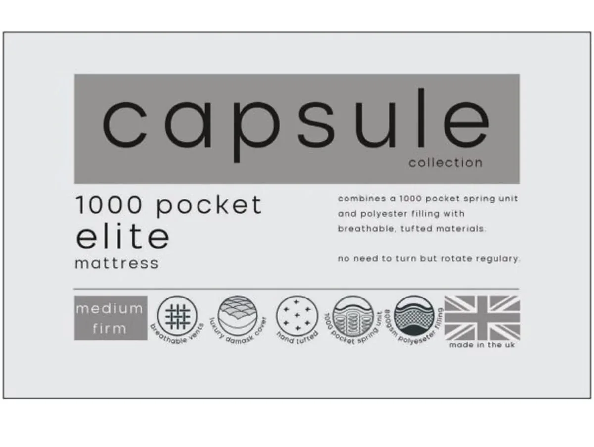 Julian Bowen Julian Bowen Capsule Elite Pocket 1000 Mattress