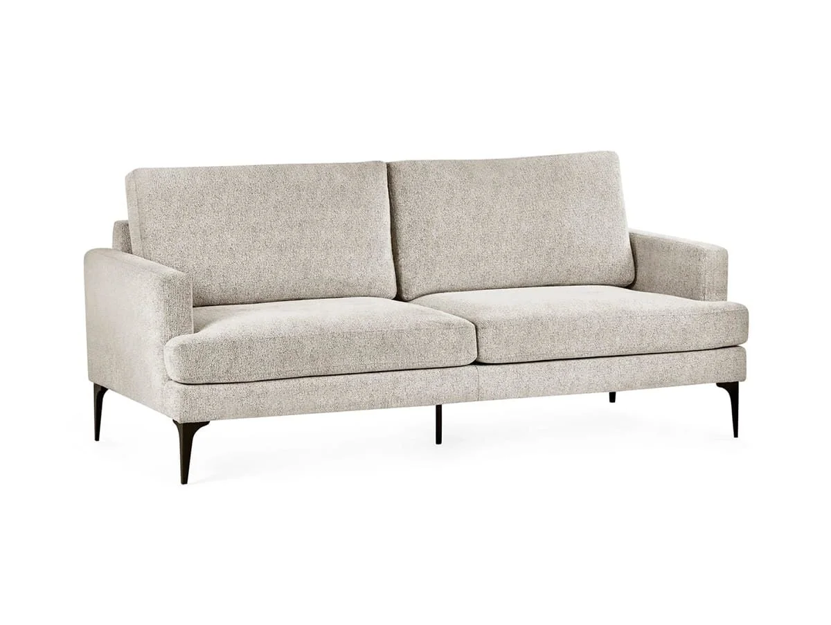 Julian Bowen Julian Bowen Carrera Cream Fabric 3 Seater Sofa