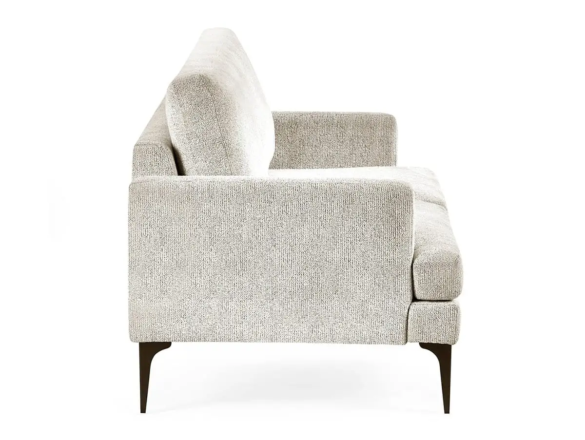 Julian Bowen Julian Bowen Carrera Cream Fabric 2 Seater Sofa