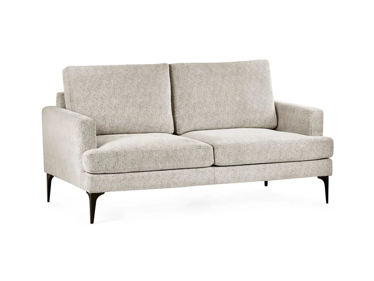 Julian Bowen Julian Bowen Carrera Cream Fabric 2 Seater Sofa