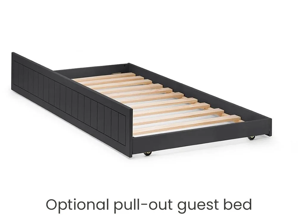 Julian Bowen Julian Bowen Maine Bookcase Anthracite Wooden Bed Frame