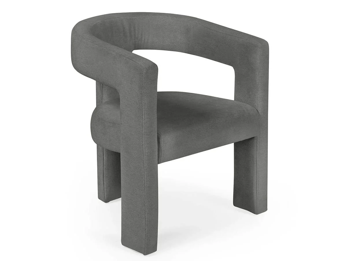 Julian Bowen Julian Bowen Elara Grey Fabric Accent Chair
