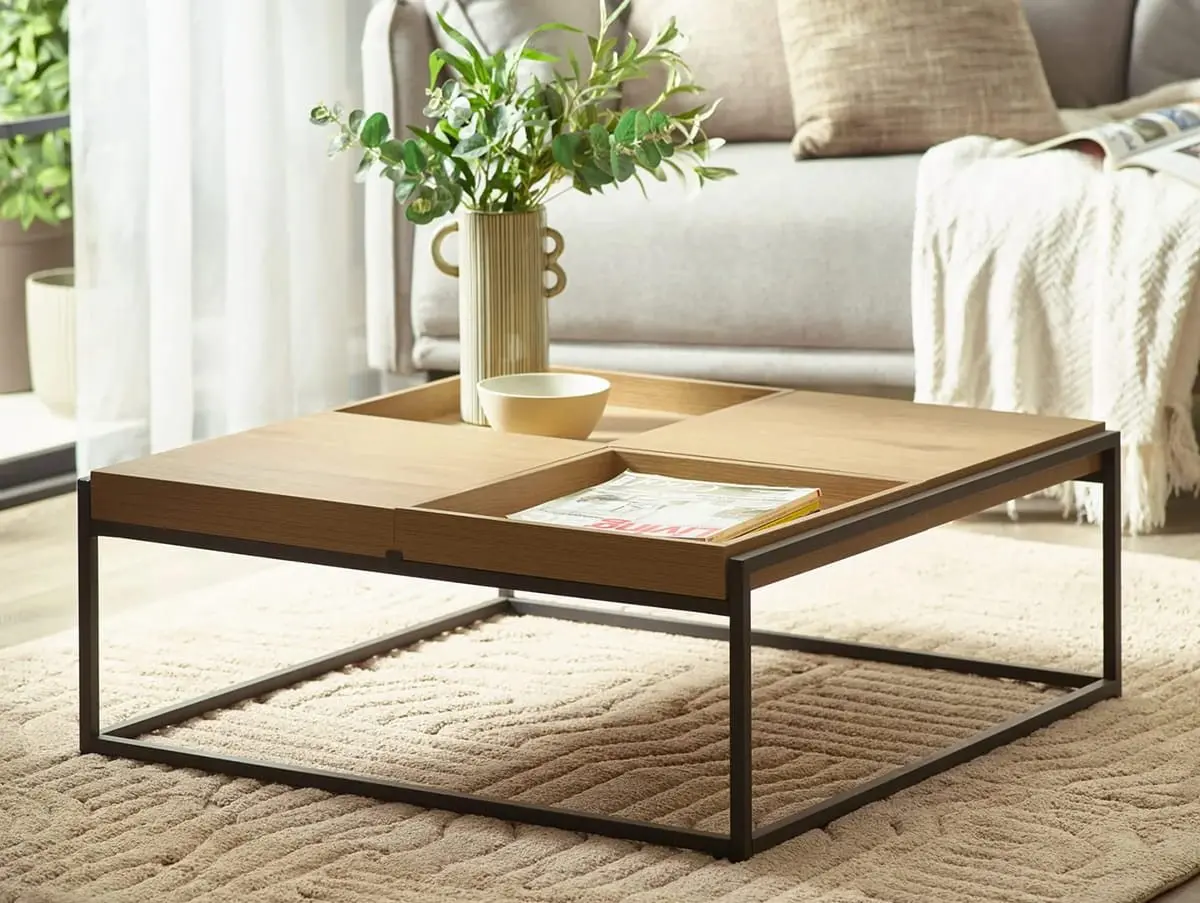 Julian Bowen Julian Bowen Ezra Light Oak Wooden Coffee Table