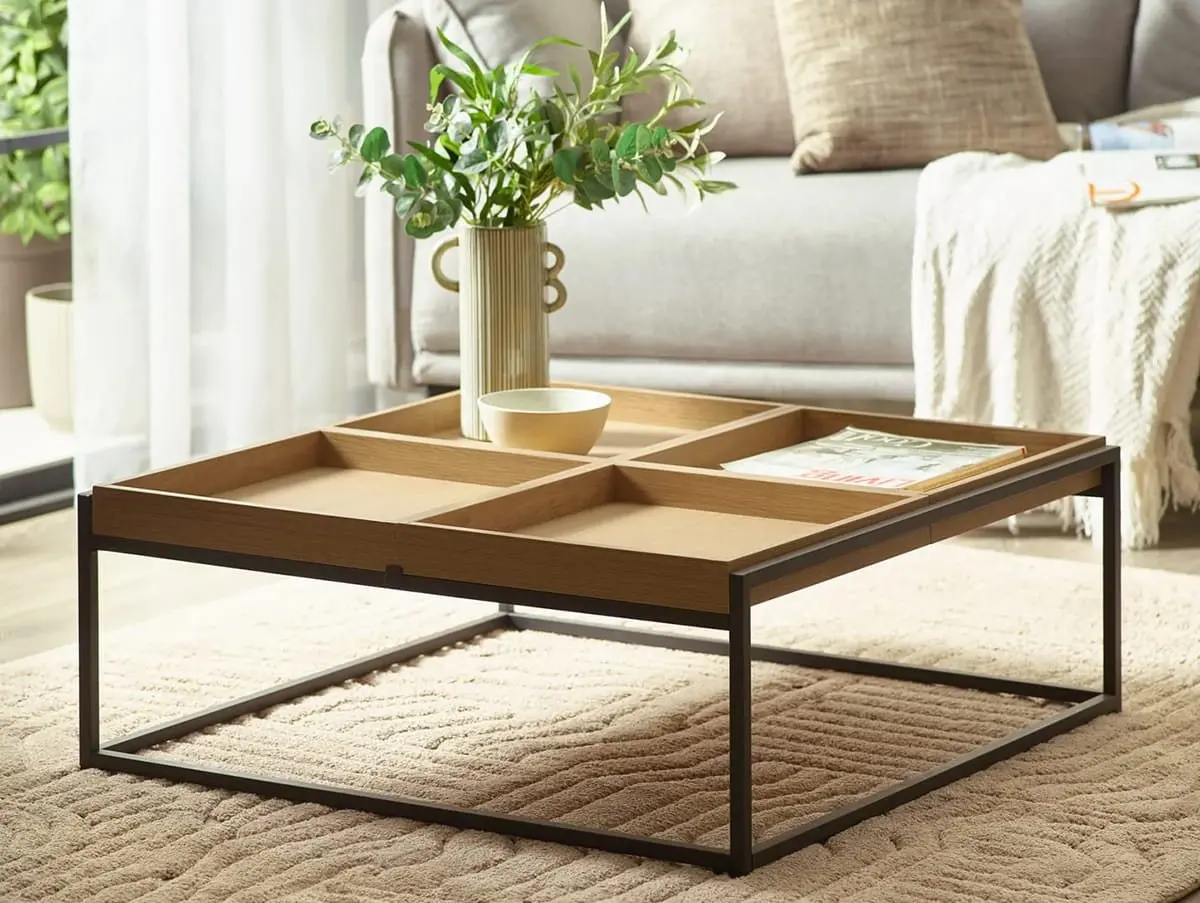 Julian Bowen Julian Bowen Ezra Light Oak Wooden Coffee Table