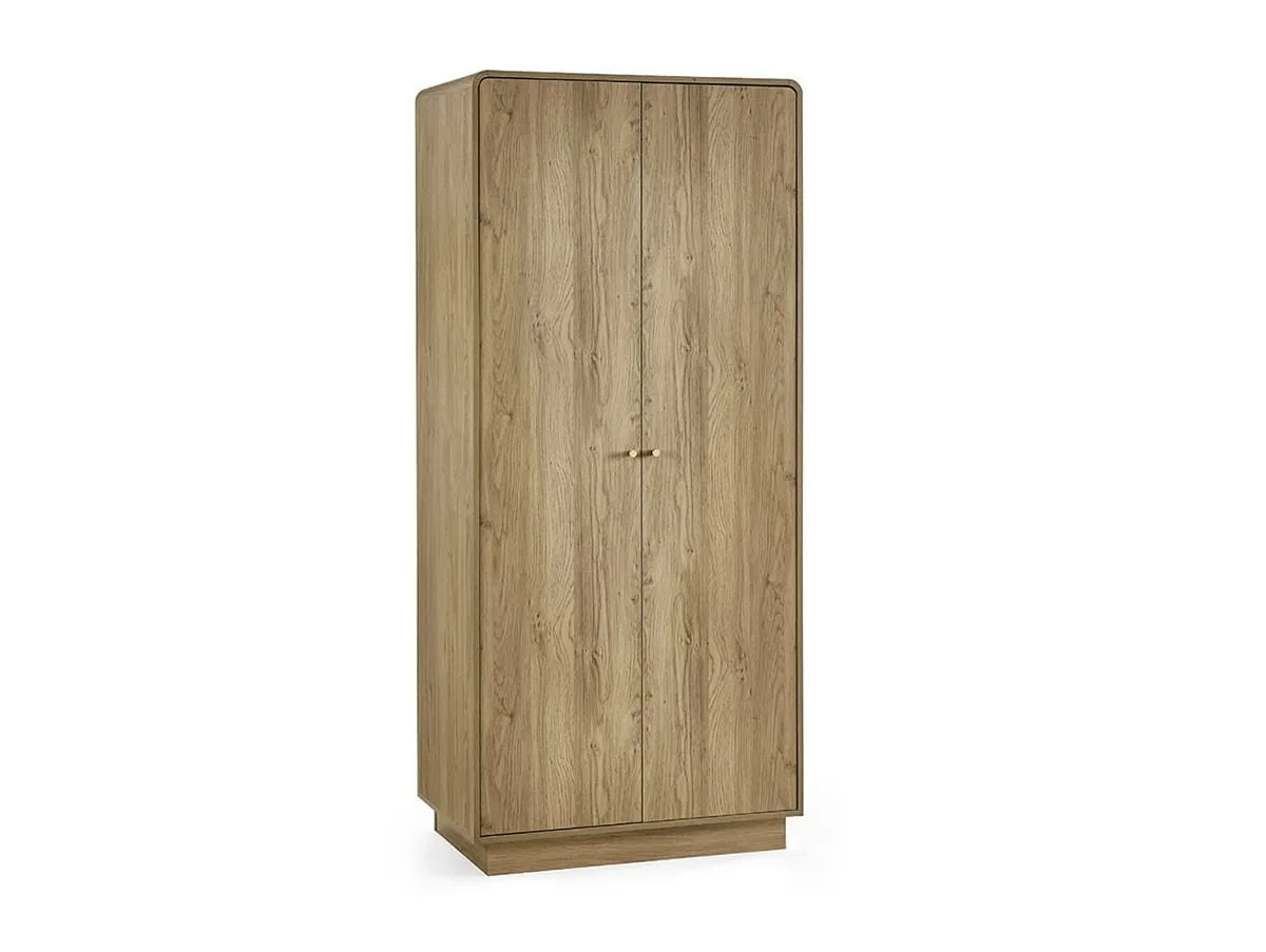 Julian Bowen Julian Bowen Ingrid Light Oak 2 Door Wardrobe
